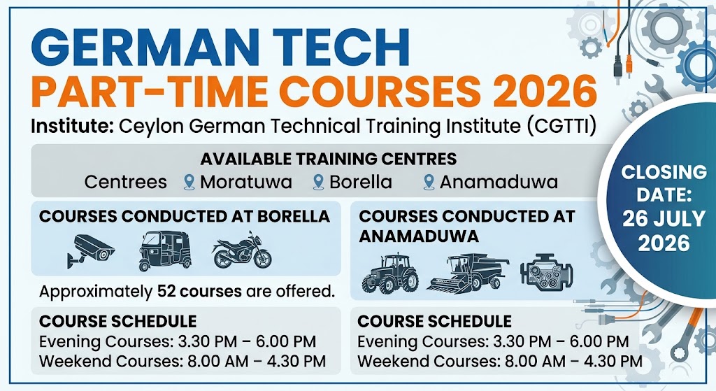 2026 German Tech Part Time Courses – CGTTI Technical Training
