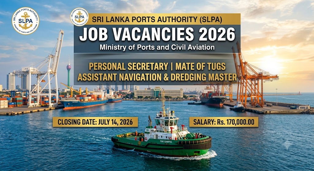 2026 SLPA Job Vacancies – Sri Lanka Ports Authority Recruitment