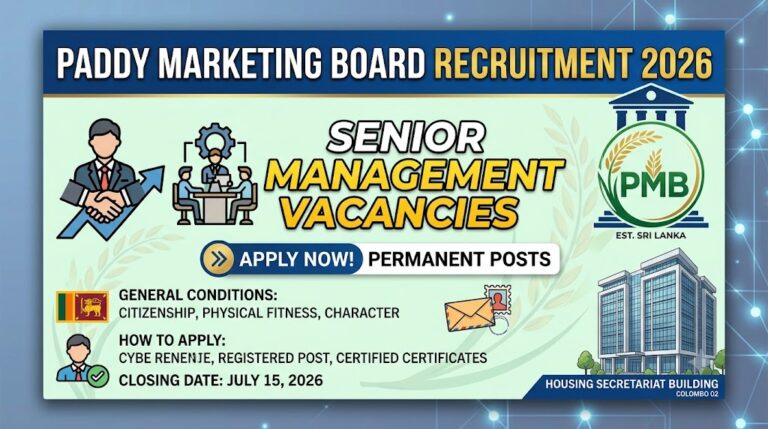 Paddy Marketing Board Recruitment