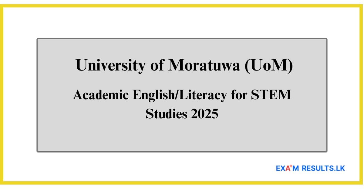 Academic EnglishLiteracy for STEM Studies 2025