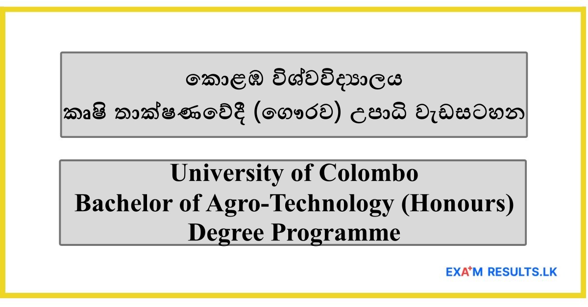 Bachelor of Agro-Technology (Honours) Degree Programme