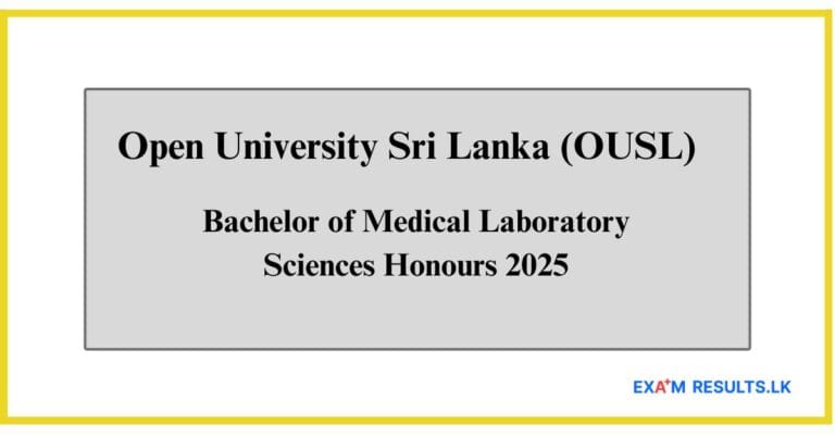 Bachelor of Medical Laboratory Sciences Honours