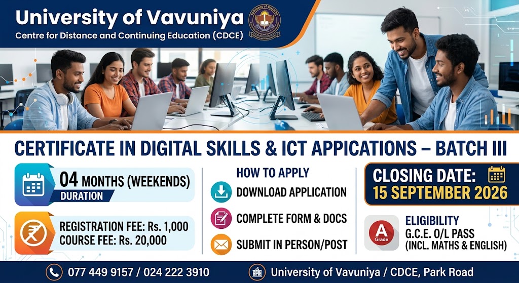 Certificate in Digital Skills and ICT Applications