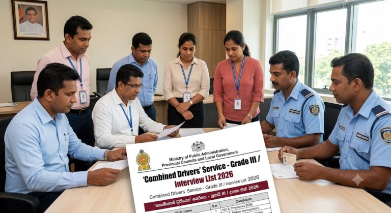 Combined Drivers Service Grade III Interview List 2026
