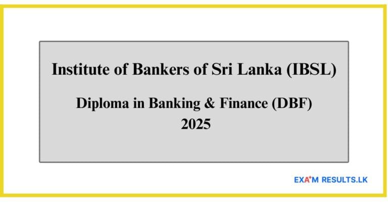 Diploma in Banking & Finance (DBF)