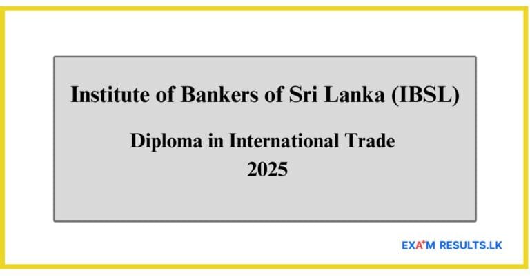 Diploma in International Trade
