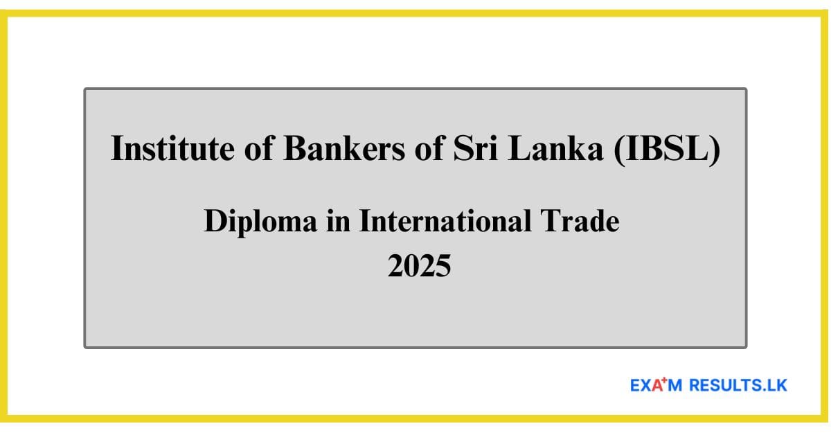 Diploma in International Trade