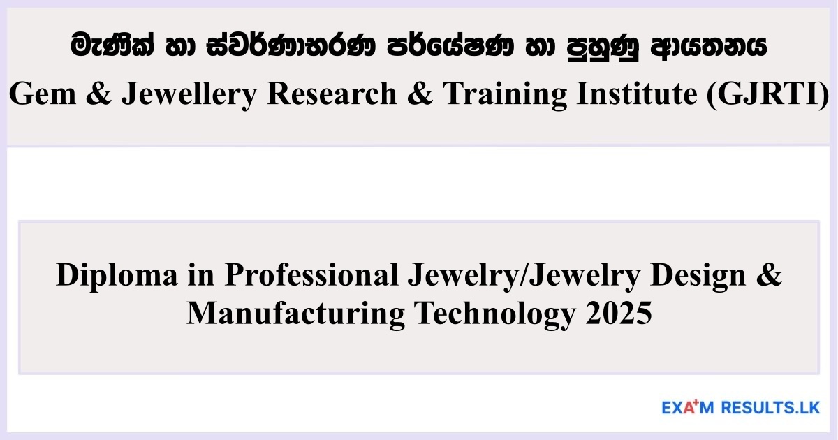 Diploma in Professional JewelryJewelry Design & Manufacturing Technology - GJRTI 2025
