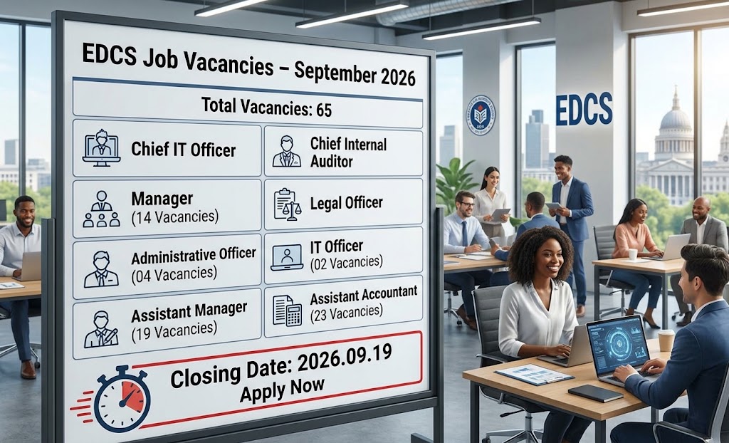 Education Co-operative Society (EDCS) Vacancies – 2026 September