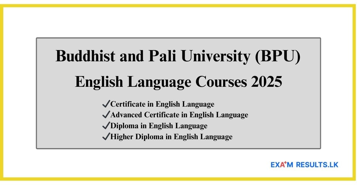 English Language Courses 2025
