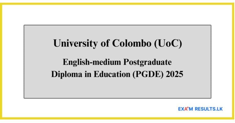 English-medium Postgraduate Diploma in Education (PGDE)
