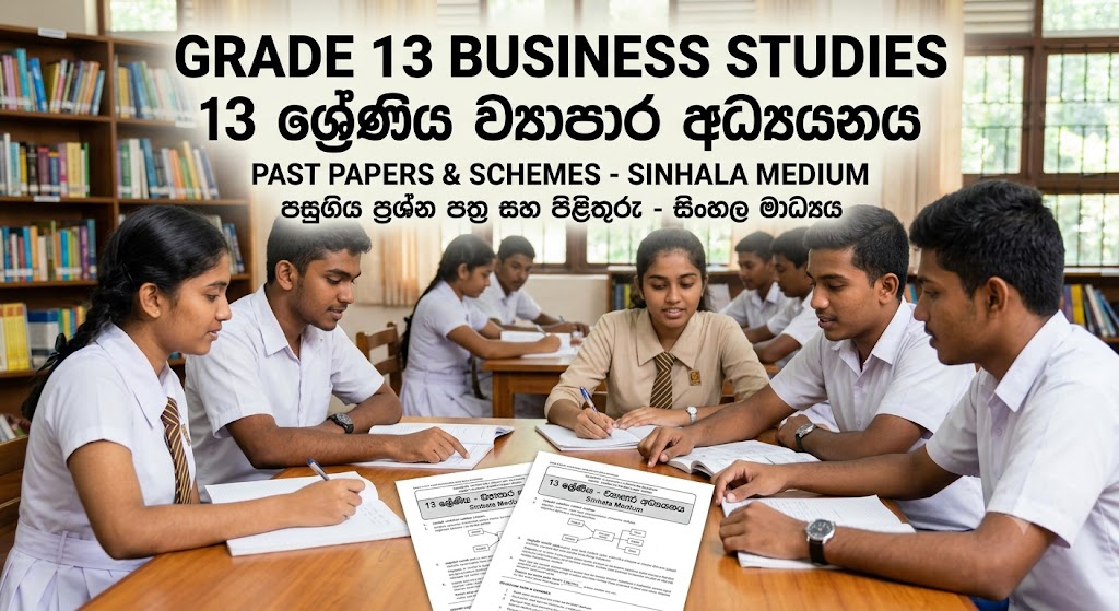 Grade 13 Business Studies Past Paper Sinhala Medium