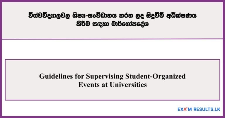 Guidelines for Supervising Student-Organized Events at Universities