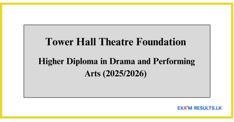 Higher Diploma in Drama and Performing Arts (20252026)
