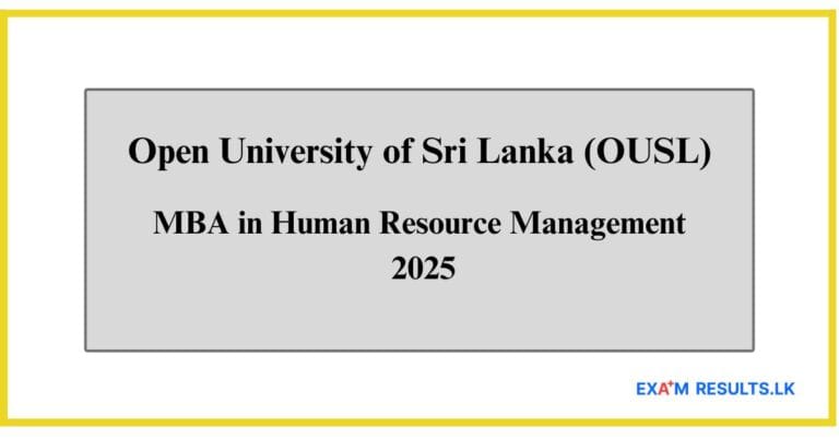 MBA in Human Resource Management