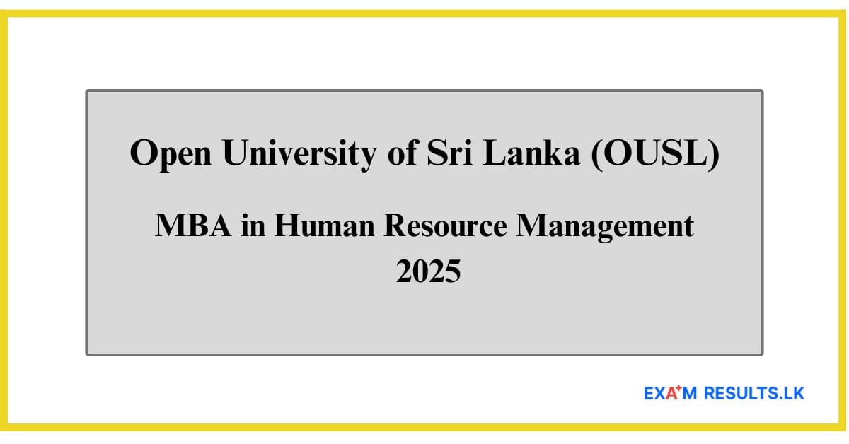MBA in Human Resource Management
