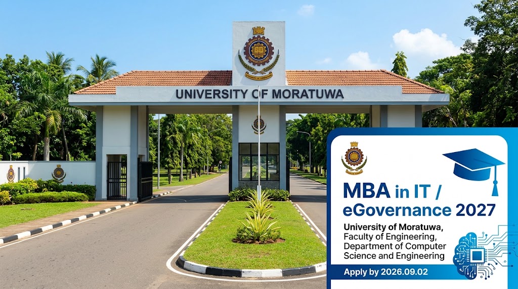 MBA in IT & eGovernance 2027 – University of Moratuwa