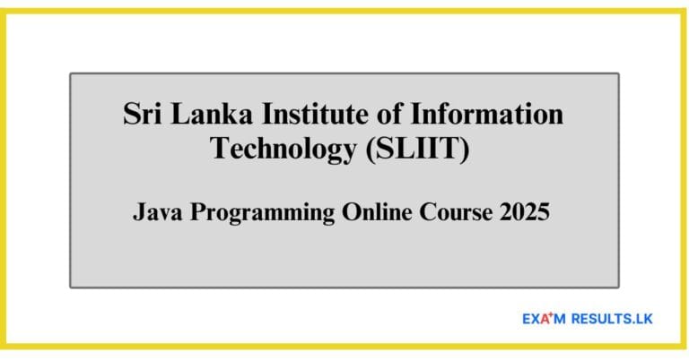 Java Programming Online Course 2025