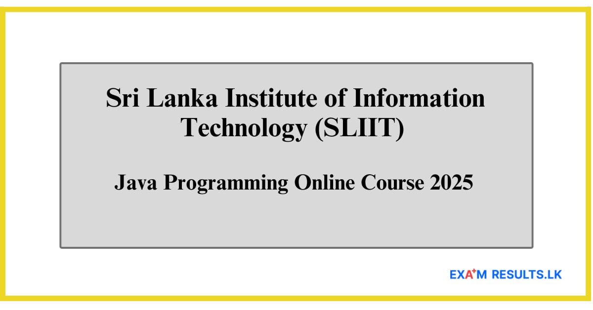 Java Programming Online Course 2025
