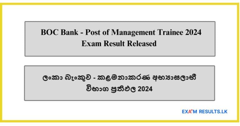 Post of Management Trainee – 2024
