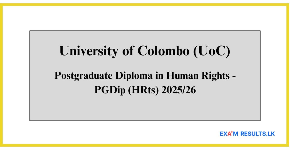 Postgraduate Diploma in Human Rights - PGDip (HRts) 202526
