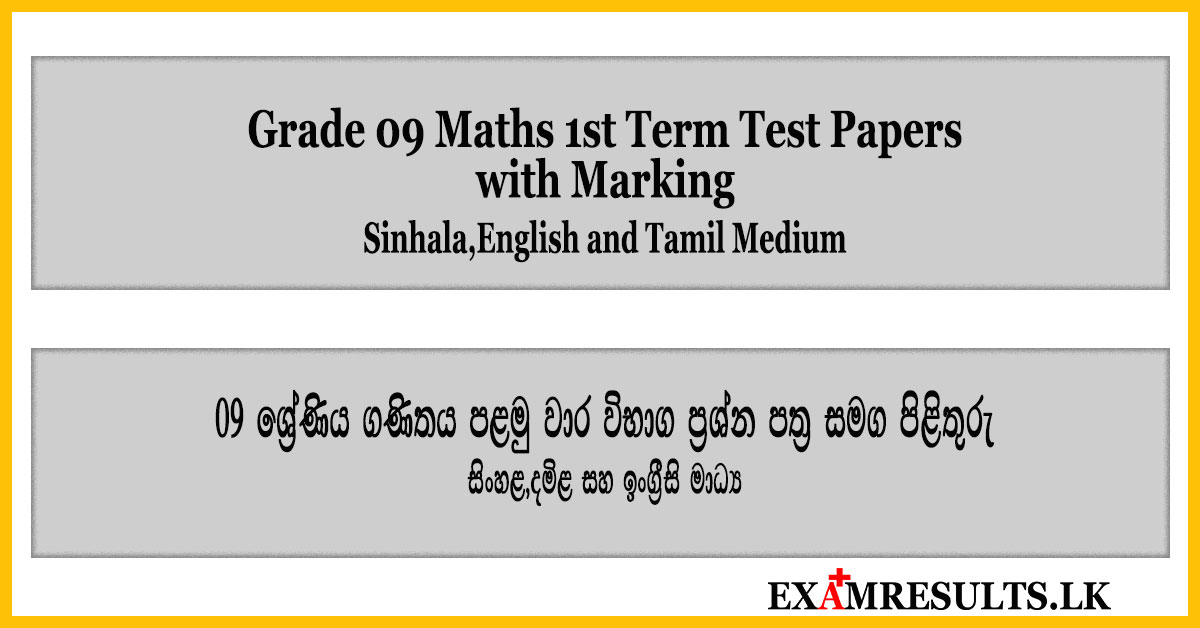 grade 9,maths,1st,term,test,papers,with,marking,2025