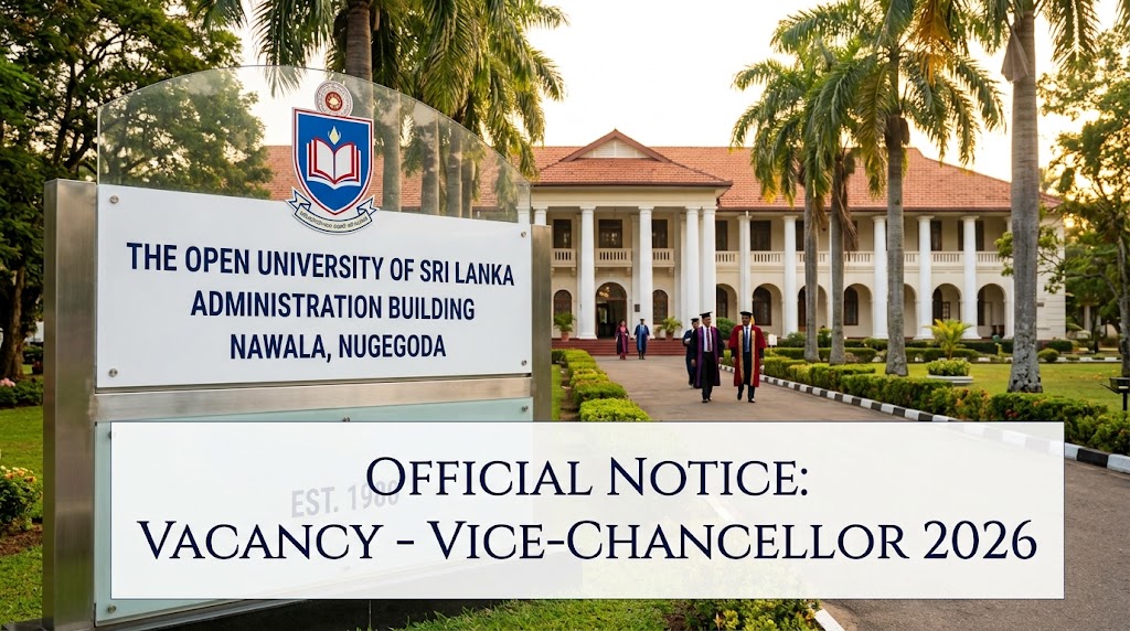 Vice-Chancellor Vacancy 2026 – Open University of Sri Lanka
