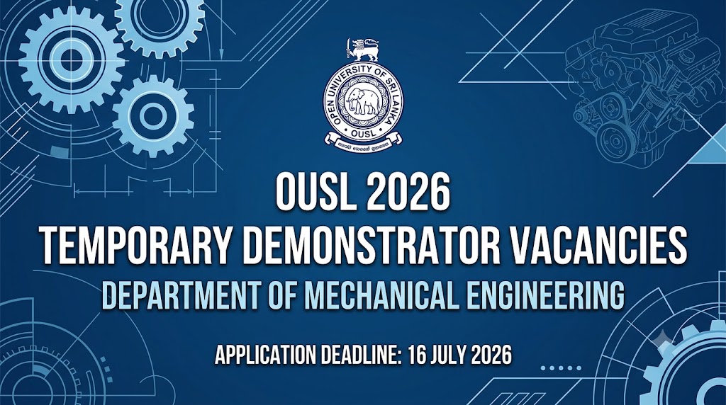 ousl-temporary-demonstrator-vacancies-2026