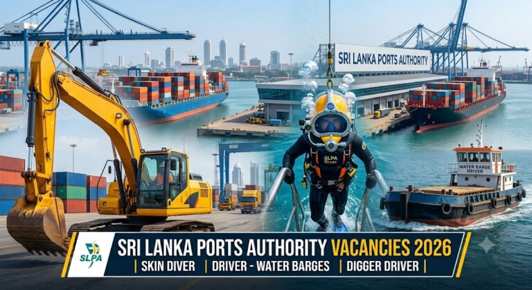 Sri Lanka Ports Authority Vacancies 2026